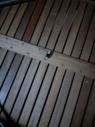 Mesa plegable madera y metal