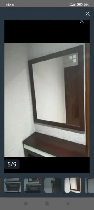 Recibidor con espejo y cajón