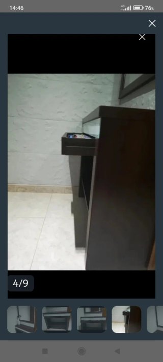 Recibidor con espejo y cajón