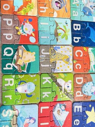 Lote Puzzles Educativos Educa Números y Letras