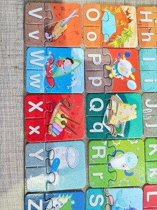 Lote Puzzles Educativos Educa Números y Letras