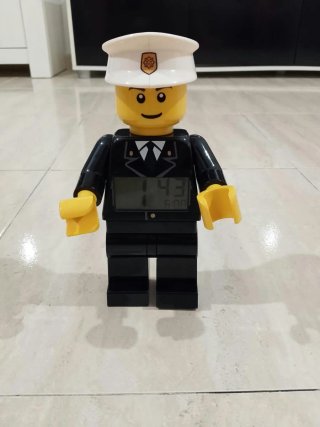 Reloj despertador policía Lego city perfecto