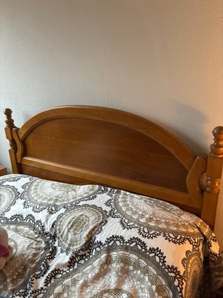 Estructura de cama de madera