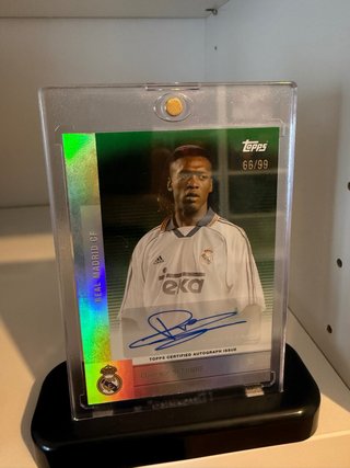 Clarence Seedorf Auto Topps 66/99 Real Madrid GF