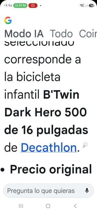 Bicicleta Infantil Btwin