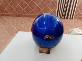 Casco Moto Azul Talla M 57-58