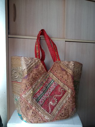 Bolso artesanal etnia Banjara