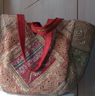 Bolso artesanal etnia Banjara