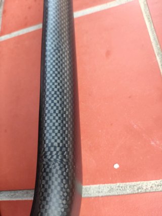 Horquilla rígida de carbono para bicicleta