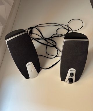 Altavoces Trust PC Negro/Plata