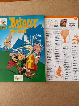 4 comics Asterix (inglés)