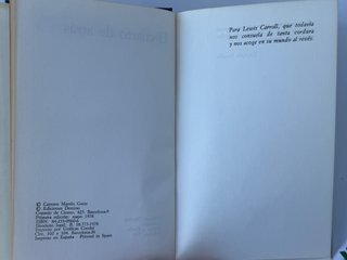 Primera Edición 1978 - El cuarto de atrás Destino