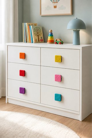 Pomelli per Mobili Colorati Cameretta