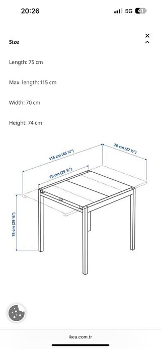 Mesa de cristal extensible