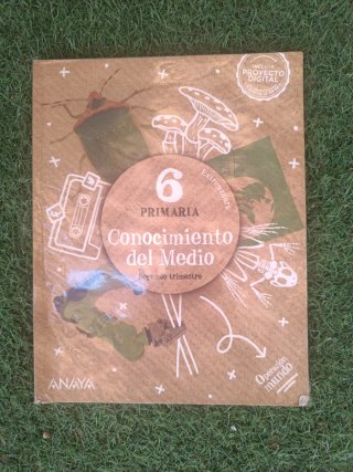 Libros Conocimiento Medio 6º primaria. Extremadura
