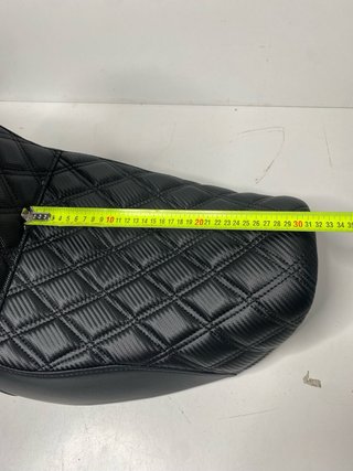 : Asiento Moto Custom Biplaza con Respaldo