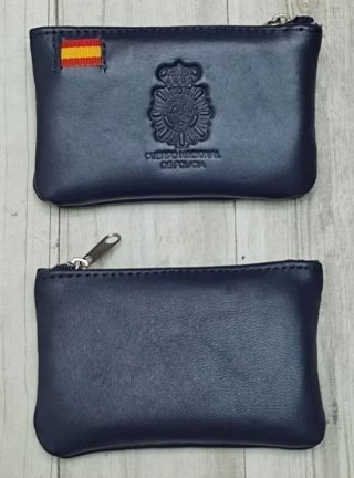 OFERTA. MONEDERO EN PIEL AUTÉNTICA "PO. NACIONAL"