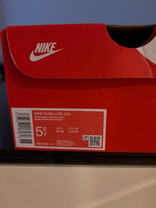 Zapatillas Nike Dunk Azul y Blanco