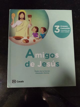 LIBRO AMIGOS DE JESÚS para primera comunión.Casals