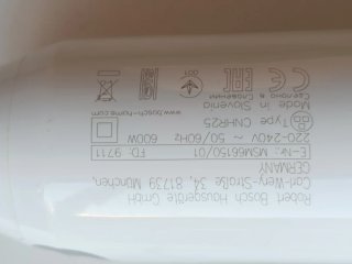 Batidora con o sin accesorios. BOSCH ErgoMixx 600W