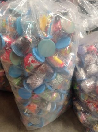 Lote 100 Botes Juguete