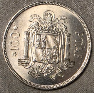 Moneda 100 Pesetas 1975 Juan Carlos I Rey España