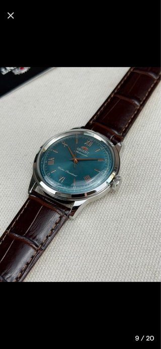 Reloj Orient Bambino Verde Oscuro