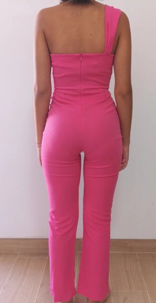Mono largo fucsia con aro