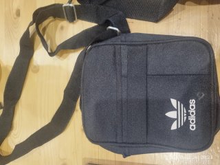 Bolso Adidas Negro Hombre