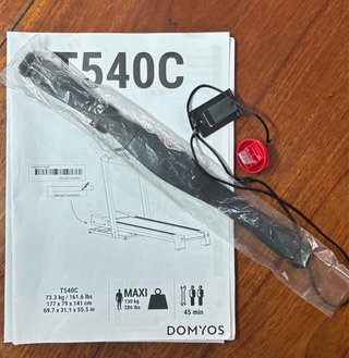 Cinta de correr plegable e inclinable DOMYOS T540C