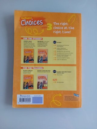 2 libros Inglés 3 Eso. Burlington choises