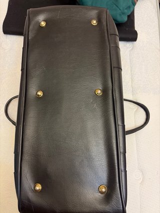 Bolsos de viaje vintage negros y verdes
