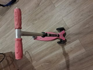 Patinete infantil rosa 3 ruedas