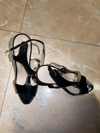 Tacones Paco Gil Negros Talla 41