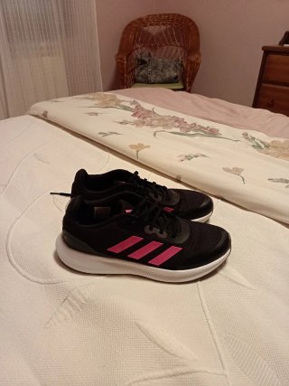 Zapatillas Adidas Running Mujer Negras/Rosa