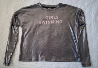 Camiseta niña brillo Zara