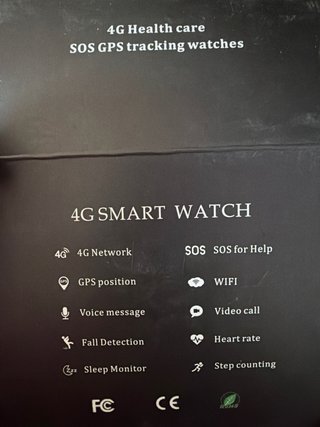 Smartwatch 4G Negro