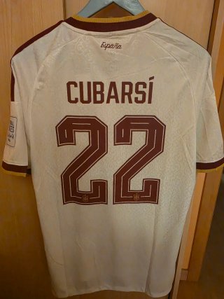 Camiseta España Cubarsí player versión