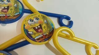 5 Perchas Infantiles Bob Esponja