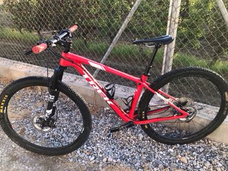 Bicicleta de Montaña Trek Roja talla s