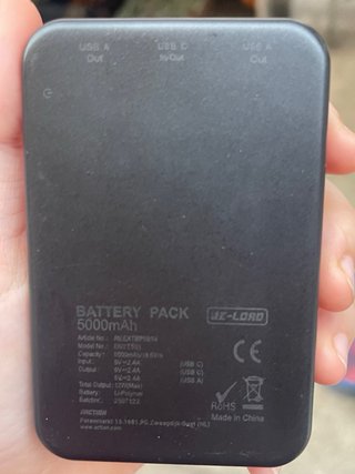 Batería Externa RE-LOAD 5000mAh