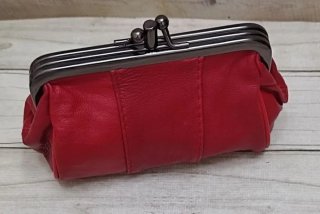 OFERTA. MONEDERO ROJO VINTAGE PIEL UBRIQUE