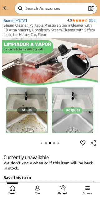 Vaporeta a vapor