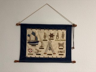 Cuadros marineros tela y madera