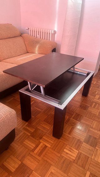 Mesa de salón extensible madera
