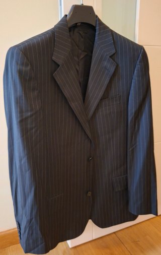 Chaqueta Zara rayas negra y gris