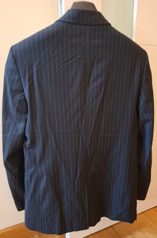 Chaqueta Zara rayas negra y gris