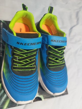 Zapatilla Skechers Talla 32 Azul/Verde