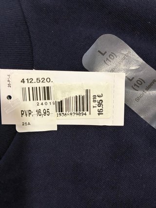 Camiseta GAP Niños Azul Talla L