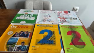 Libros de primero al cuarto de la ESO.